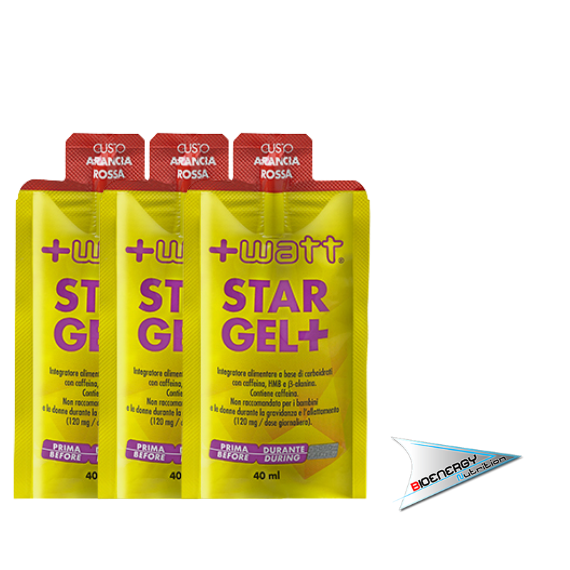 +Watt-STARGEL+ (Conf. 30 sticks da 40 ml)   Arancia Rossa  